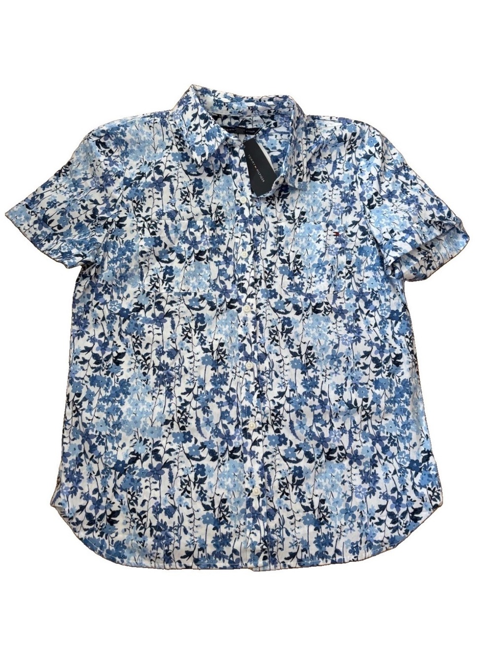 Tommy Hilfiger Woman’s Floral Button Down Shirt - Size Small